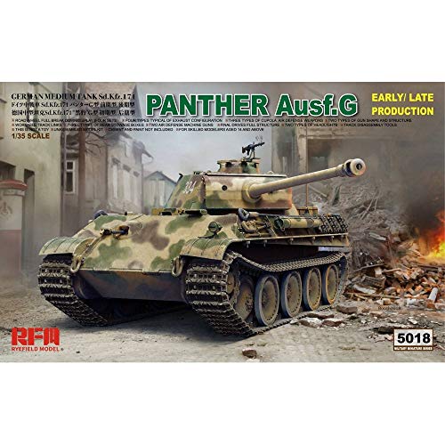 RYE FIELD MODEL RM5018 Modellbausatz Sd.Kfz. 171 Panther AUSF.G, Mehrfarbig von RYE FIELD MODEL