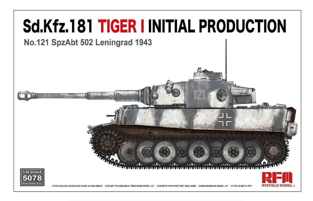Sd.KfZ.181Tiger I initial production No.121 with workable track linksNo 121 Sd.KfZ.181Tiger I initial production No.121 with workable track linksNo 121 von Rye Field Model