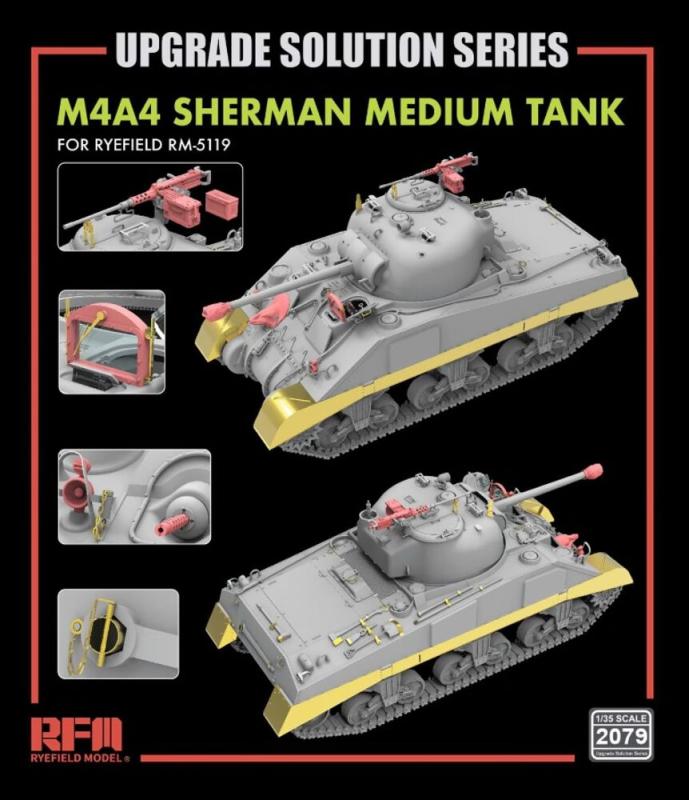 Upgrade Set M4A4 Sherman [Takom] von Rye Field Model