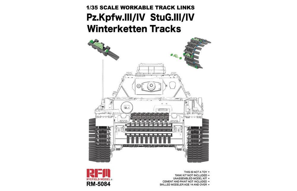 Workable Tracks - Winterketten - Pz.Kpfw. III/IV Workable Tracks - Winterketten - Pz.Kpfw. III/IV von Rye Field Model