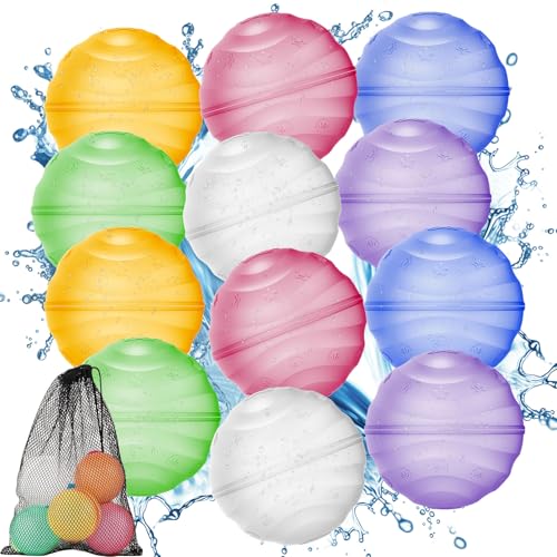 Ryebme Magnetischer Wasserball Sensorik Spielzeug - Wiederverwendbar & Leckagesicher, Weicher Fidget Toy für Kinder ab 3 Jahre von Ryebme