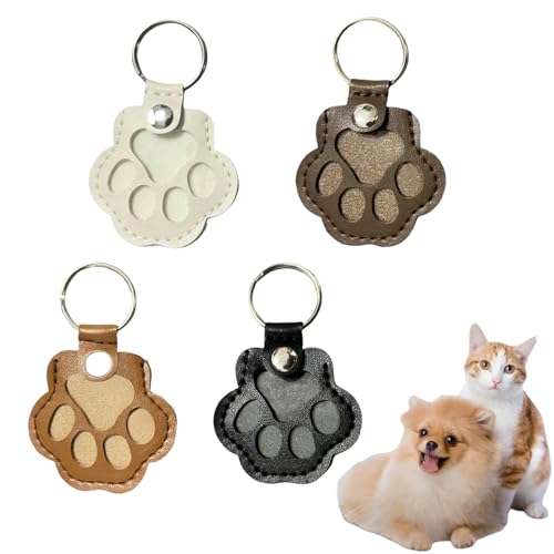 4 x Schlüsselanhänger zur Aufbewahrung von Tierhaaren, Fell-Memory-Anhänger für Hund und Katze, für Mädchen und Kinder (B) von Ryfpdml