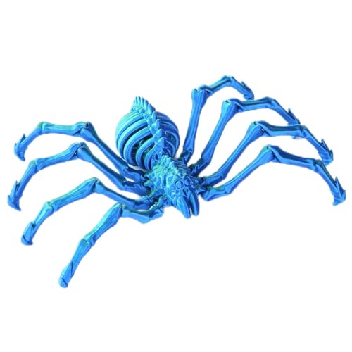 3D-gedrucktes, bewegliches Spinnenspielzeug – Bewegliche Schreibtischdekoration für Erwachsene & Spinnenfans – Stressabbau-Figur aus umweltfreundlichem Material (B) von RynoPulse