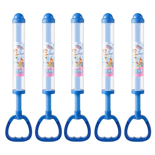 Feuerwerks-Wasserpistole, Wasser-Feuerwerk-Spritzspielzeug, Sommer-Spielzeug mit Ziehmechanismus, Outdoor-Spritzspielzeug für Kinder & Erwachsene, Perfekt für Poolpartys (Blau) von RynoPulse