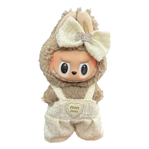 Für Labubu 17cm Puppenkleiderset – Kleidung & Zubehör für Labubu, Stylisches Häkel-Outfit, Niedliches Geschenk zum Verkleiden (Nur Kleidung, Keine Puppe) (LBB-004) von RynoPulse