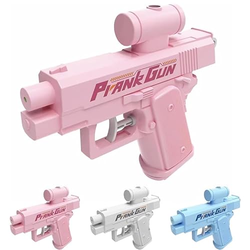 Streich-Wasserpistole, Zwei-Wege-Wasserpistole für Streiche, Doppelseitiger Spritzer, für Freunde, Witziger & Lustiger Spaß im Büro oder in der Schule (pink) von RynoPulse