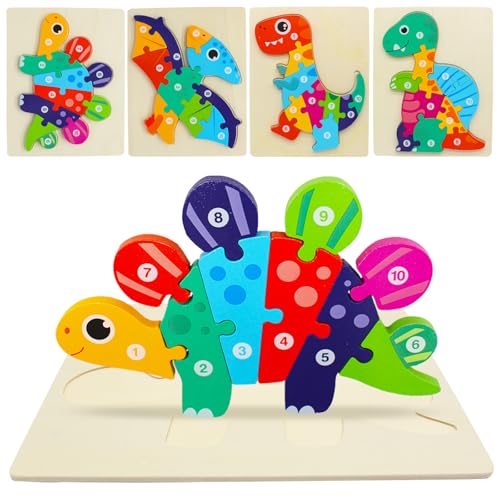 Ryvera Holzpuzzle für Kleinkinder von 1-3 Jahren, Montessori Spielzeug ab 2 3 Jahre, Holzspielzeug Puzzle ab 2 3 Jahre,Pädagogisches Spielzeug Geschenk für 1 2 3 Jährige Jungen und Mädchen Ryvera Holzpuzzle für Kleinkinder von 1-3 Jahren, Montessori Spielzeug ab 2 3 Jahre, Holzspielzeug Puzzle ab 2 3 Jahre,Pädagogisches Spielzeug Geschenk für 1 2 3 Jährige Jungen und Mädchen von Ryvera