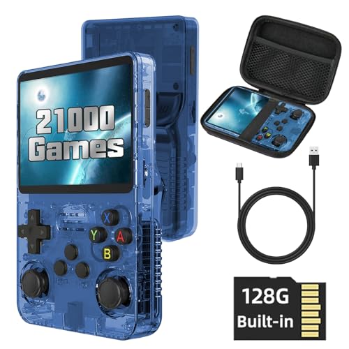 R36S Handheld Spielkonsole,Retro Handheld Eingebaut in Open Source Linux System, 128G TF Karte 20000 Spiele,30 Emulatoren,3,5in IPS Bildschirm,3000mAh Handheld Game Console mit Tasche R36S Handheld Spielkonsole,Retro Handheld Eingebaut in Open Source Linux System, 128G TF Karte 20000 Spiele,30 Emulatoren,3,5in IPS Bildschirm,3000mAh Handheld Game Console mit Tasche von S_way