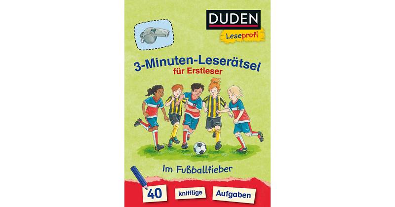Buch - 3-Minuten-Leserätsel Erstleser: Im Fußballfieber  Kinder von S. Fischer Verlag