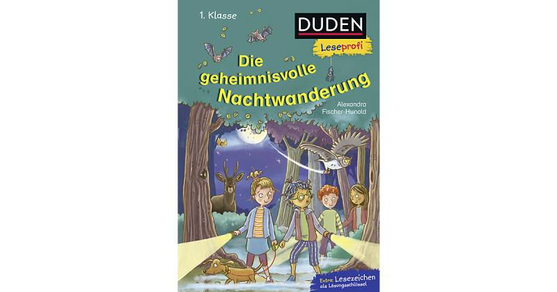 Buch - Duden Leseprofi - Die geheimnisvolle Nachtwanderung, 1. Klasse von S. Fischer Verlag