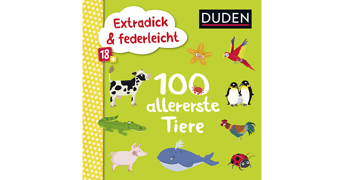 Buch - Extradick & federleicht: 100 allererste Tiere von S. Fischer Verlag
