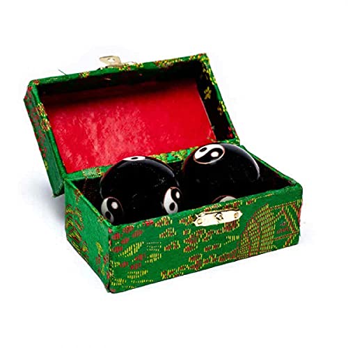 S.B.J - Sportland Qi Gong Kugeln Klangkugeln schwarz mit YingYang 4 cm S.B.J - Sportland Qi Gong Kugeln Klangkugeln schwarz mit YingYang 4 cm von S.B.J - Sportland