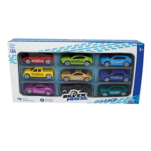 ODS Silver Wheel Autos in die Cast, 7 cm, 9 Stück ODS Silver Wheel Autos in die Cast, 7 cm, 9 Stück von ODS