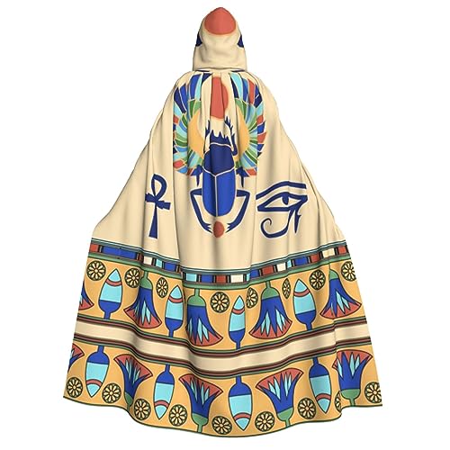 Ägyptischer Skarabäus-Druck, Kapuzenumhang für Erwachsene, Zauberer-Kostüm, Halloween, Cosplay, Karneval, Maskerade, Partys Ägyptischer Skarabäus-Druck, Kapuzenumhang für Erwachsene, Zauberer-Kostüm, Halloween, Cosplay, Karneval, Maskerade, Partys von SAAKE