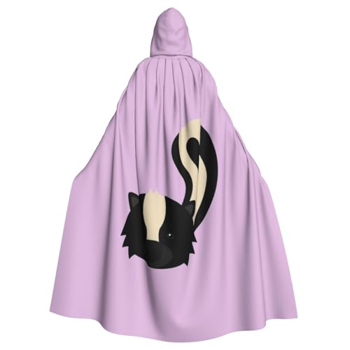 Kapuzenumhang mit Stinktierdruck, Kostüm, Umhang für Halloween, Karneval, Cosplay, Maskerade, Partys Kapuzenumhang mit Stinktierdruck, Kostüm, Umhang für Halloween, Karneval, Cosplay, Maskerade, Partys von SAAKE