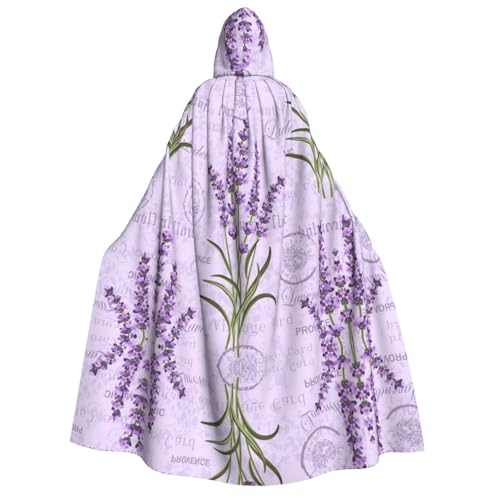 Lavendel-Stempel-Druck, Kapuzenumhang für Erwachsene, Zauberer-Kostüm, Halloween, Cosplay, Karneval, Maskerade, Partys Lavendel-Stempel-Druck, Kapuzenumhang für Erwachsene, Zauberer-Kostüm, Halloween, Cosplay, Karneval, Maskerade, Partys von SAAKE