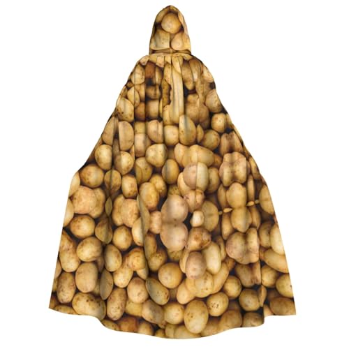 SAAKE Gartenkartoffeln Druck Kapuzenumhang Erwachsene Zauberer Kostüm Halloween Cosplay Karneval Maskerade Partys SAAKE Gartenkartoffeln Druck Kapuzenumhang Erwachsene Zauberer Kostüm Halloween Cosplay Karneval Maskerade Partys von SAAKE
