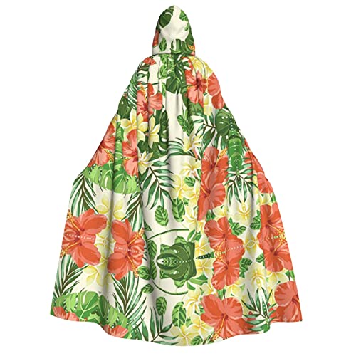 SAAKE Hojas Tropicales Y Flores Print Kapuzenumhang Erwachsene Zauberer Kostüm Halloween Cosplay Karneval Maskerade Partys SAAKE Hojas Tropicales Y Flores Print Kapuzenumhang Erwachsene Zauberer Kostüm Halloween Cosplay Karneval Maskerade Partys von SAAKE