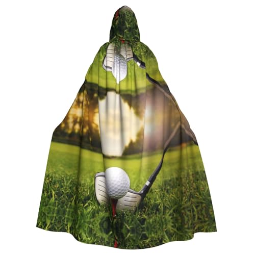 SAAKE Kapuzenumhang mit Golfball-Druck, für Halloween, Karneval, Cosplay, Maskerade, Partys SAAKE Kapuzenumhang mit Golfball-Druck, für Halloween, Karneval, Cosplay, Maskerade, Partys von SAAKE