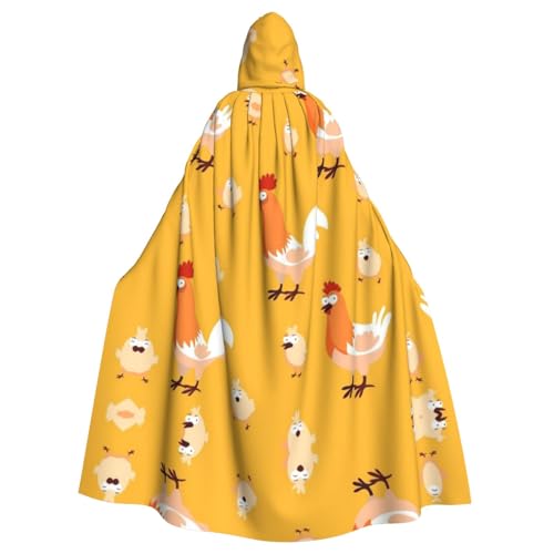 SAAKE Kapuzenumhang mit Huhn-Motiv, für Halloween, Karneval, Cosplay, Maskerade, Partys SAAKE Kapuzenumhang mit Huhn-Motiv, für Halloween, Karneval, Cosplay, Maskerade, Partys von SAAKE