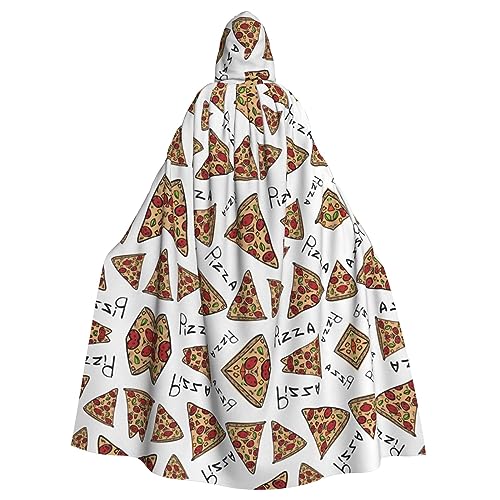 SAAKE Kapuzenumhang mit Pizza-Muster, für Halloween, Karneval, Cosplay, Maskerade, Partys SAAKE Kapuzenumhang mit Pizza-Muster, für Halloween, Karneval, Cosplay, Maskerade, Partys von SAAKE