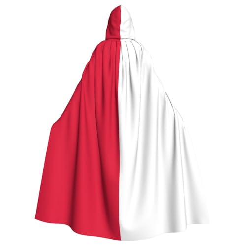 SAAKE Kapuzenumhang mit polnischer Flagge, Kostüm, Umhang für Halloween, Karneval, Cosplay, Maskerade, Partys SAAKE Kapuzenumhang mit polnischer Flagge, Kostüm, Umhang für Halloween, Karneval, Cosplay, Maskerade, Partys von SAAKE