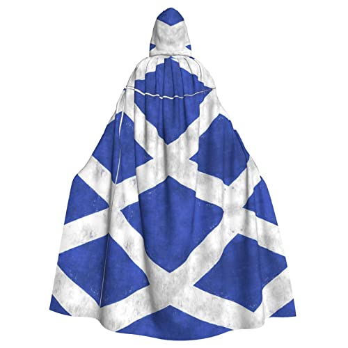 SAAKE Kapuzenumhang mit schottischem Druck, für Halloween, Karneval, Cosplay, Maskerade, Partys SAAKE Kapuzenumhang mit schottischem Druck, für Halloween, Karneval, Cosplay, Maskerade, Partys von SAAKE