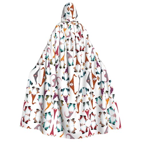 SAAKE Lustiger Weihnachtswichtel-Aufdruck, Kapuzenumhang für Erwachsene, Zauberer-Kostüm, Halloween, Cosplay, Karneval, Maskerade, Partys SAAKE Lustiger Weihnachtswichtel-Aufdruck, Kapuzenumhang für Erwachsene, Zauberer-Kostüm, Halloween, Cosplay, Karneval, Maskerade, Partys von SAAKE