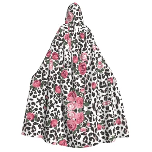 SAAKE Roter süßer Rosen-Mix, Leopardenmuster, Kapuzenumhang, Erwachsene, Zauberer-Kostüm, Halloween, Cosplay, Karneval, Maskerade, Partys SAAKE Roter süßer Rosen-Mix, Leopardenmuster, Kapuzenumhang, Erwachsene, Zauberer-Kostüm, Halloween, Cosplay, Karneval, Maskerade, Partys von SAAKE