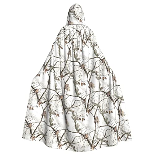 SAAKE Weißer Baum, Camouflage-Druck, Halloween-Kapuzenumhang, geeignet für Karneval, Mottoparty, Halloween, Cosplay-Kostüm SAAKE Weißer Baum, Camouflage-Druck, Halloween-Kapuzenumhang, geeignet für Karneval, Mottoparty, Halloween, Cosplay-Kostüm von SAAKE