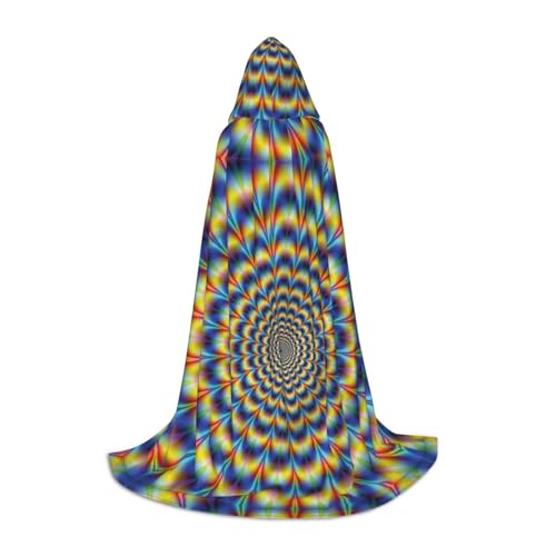 Spirale optische Täuschung Gif Druck Umhang Cosplay Halloween Kapuzenumhang Karneval Party Dekor 130/150/170 cm Hexenkostüm Spirale optische Täuschung Gif Druck Umhang Cosplay Halloween Kapuzenumhang Karneval Party Dekor 130/150/170 cm Hexenkostüm von SAAKE