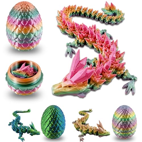 SABAN 3D Gedrucktes Drache Im Ei – XXL Dracheneier mit Drache, Bewegliche Drachenfigur mit Flexiblen Gelenken – Schreibtisch Spielzeug, Geschenk für Kinder und Sammler – Ideal für Ostern SABAN 3D Gedrucktes Drache Im Ei – XXL Dracheneier mit Drache, Bewegliche Drachenfigur mit Flexiblen Gelenken – Schreibtisch Spielzeug, Geschenk für Kinder und Sammler – Ideal für Ostern von SABAN