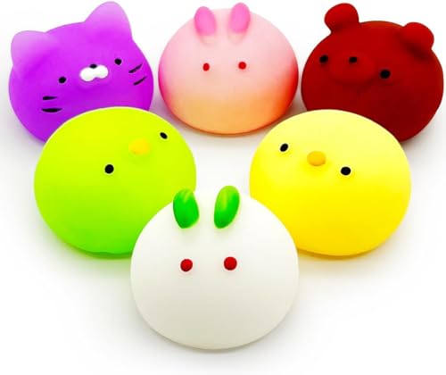 Mochi Squishy Spielzeug Set 6 Stück Squeeze Toy Mini Fidget Toys Squishies Kawaii Tier Anti Stress Spielzeug Partytütenfüller, Stressabbau Spielzeug für Kinder Erwachsene, Mitgebsel Kindergeburtstag Mochi Squishy Spielzeug Set 6 Stück Squeeze Toy Mini Fidget Toys Squishies Kawaii Tier Anti Stress Spielzeug Partytütenfüller, Stressabbau Spielzeug für Kinder Erwachsene, Mitgebsel Kindergeburtstag von SABVITA