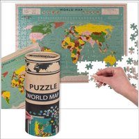 Puzzle Weltkarte, 300-teilig, ca. 24 x 9 cm Puzzle Weltkarte, 300-teilig, ca. 24 x 9 cm von SAFE Schwäbische Albumfab