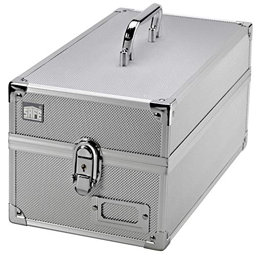 SAFE 160 ALUKOFFER Münzkoffer Sammelkoffer Ideal für Ihre quadratischen Münzensets Euromünzen KMS der Zentralbanken UVM. von SAFE