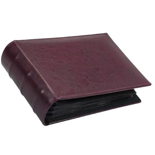 SAFE 4138 Banknotenalbum (weinrot)- Banknoten Sammelalbum mit 50 Seiten für 100 Scheine- Format 215 x 150 x 58 mm von SAFE