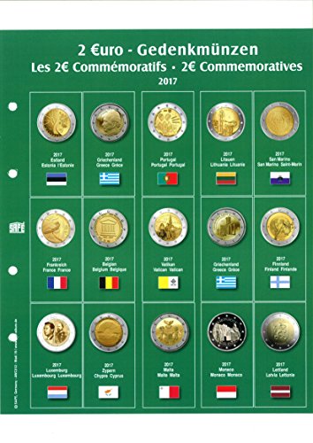 SAFE 7341-19 Münzblatt mit Vordruck für 2 Euro 2017 SAFE 7341-19 Münzblatt mit Vordruck für 2 Euro 2017 von SAFE