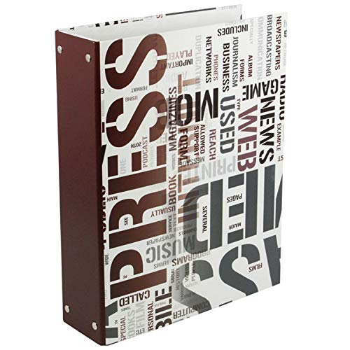 SAFE 7926 Ringbuch Sammelalbum A4 für Zeitschriften | Zeitschriftensammelordner | Stäbchen-Mechanik | Format : 24,5 x 31,5 x 7 cm von SAFE