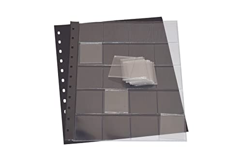 SAFE 820 Coin Combi Ergänzungsblatt Münzhüllen für 20 Münzen bis 38 mm | schwarzes Zwischenblatt SAFE 820 Coin Combi Ergänzungsblatt Münzhüllen für 20 Münzen bis 38 mm | schwarzes Zwischenblatt von SAFE
