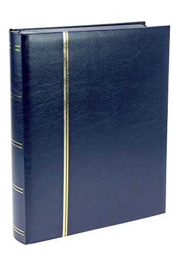 Safe 155 Einsteckbuch im Großformat mit 64 schwarzen Seiten und Goldlinienprägung auf Deckel und Rücken | Einband in Leder-Optik Luxus von SAFE