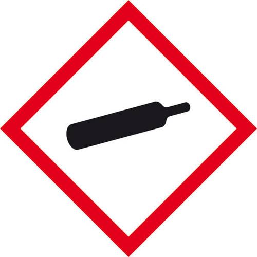 SafetyMarking 39.B1016 GHS-Gefahrenpiktogramm 04 Gasflasche Polyester (B x H) 100mm x 100mm 1St. von SAFETYMARKING