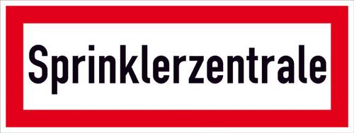 SafetyMarking 11.2532 Hinweisschild Sprinklerzentrale Aluminium (B x H) 297mm x 105mm 1St. von SAFETYMARKING