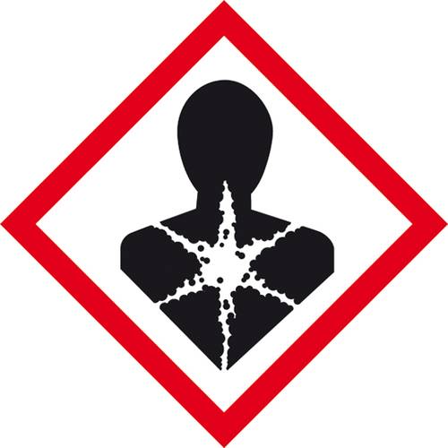 SafetyMarking 31.B1045 GHS-Gefahrenpiktogramm 08 Gesundheitsgefahr Folie selbstklebend (B x H) 74mm von SAFETYMARKING