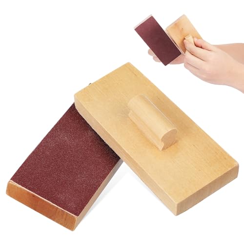 SAFIGLE 1 Paar Sandblockinstrumente aus Holz, Musikspielzeug für Kinder zum Erlernen von Rhythmus Und Musik von SAFIGLE