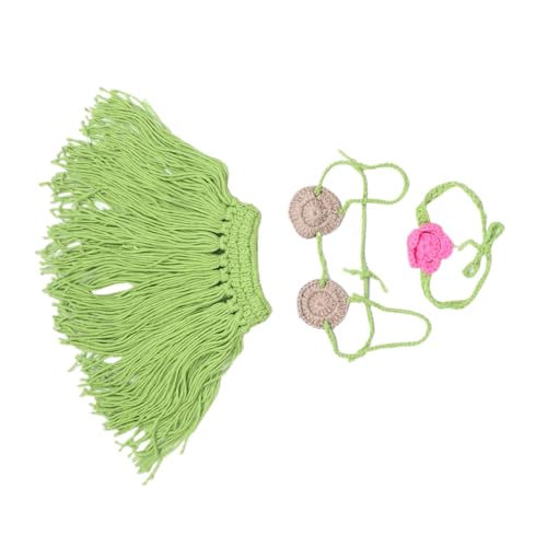 SAFIGLE 1 Satz Babykostüm mit Strohkilt Haarband Luau Kostüm für Fotoshootings Besondere Anlässe SAFIGLE 1 Satz Babykostüm mit Strohkilt Haarband Luau Kostüm für Fotoshootings Besondere Anlässe von SAFIGLE