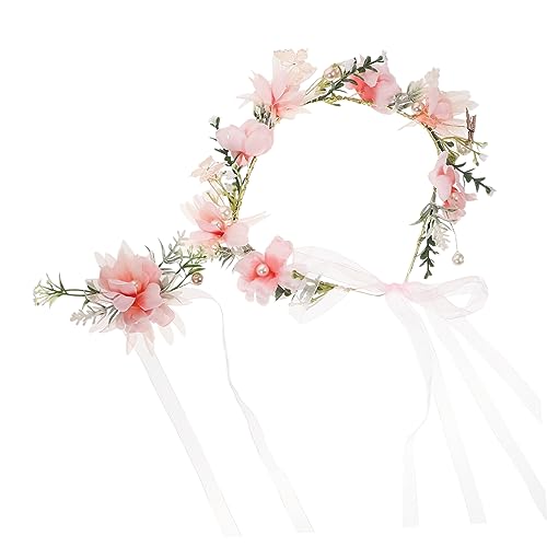 SAFIGLE 1 Satz Braut Haarschmuck Blumenkranz Haarband mit Perlen für Hochzeiten Fotografie Strand Kostümpartys Leicht und Tragbar Natürlicher Look Passt SAFIGLE 1 Satz Braut Haarschmuck Blumenkranz Haarband mit Perlen für Hochzeiten Fotografie Strand Kostümpartys Leicht und Tragbar Natürlicher Look Passt von SAFIGLE