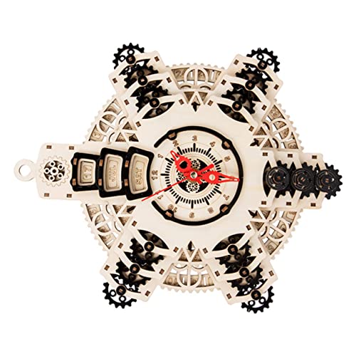 SAFIGLE 3D-Uhr-Puzzle-Set Aus Holz Handgefertigt Wanduhr-Puzzle Für Jungen Und Mädchen Und Erwachsene Lernspielzeug SAFIGLE 3D-Uhr-Puzzle-Set Aus Holz Handgefertigt Wanduhr-Puzzle Für Jungen Und Mädchen Und Erwachsene Lernspielzeug von SAFIGLE