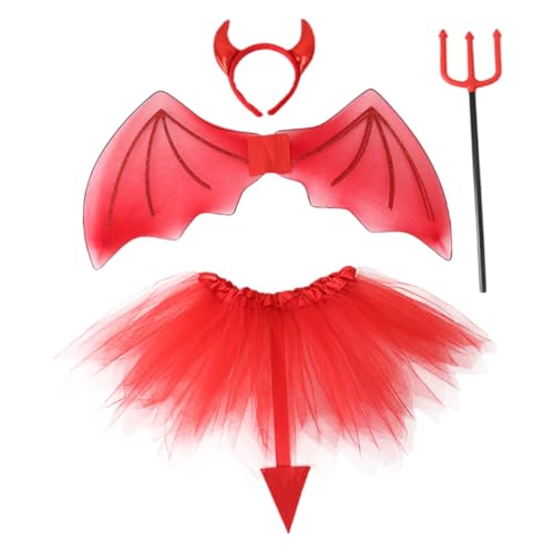SAFIGLE 1 Satz Dämonen flügel Set Kostüme Netz Dinosaurier halloween dekoration kinderparty Verkleidungsset teufelsflügel Halloween-Cosplay-Zubehör Teufel Kostüm Kopfbedeckung Stoff rot SAFIGLE 1 Satz Dämonen flügel Set Kostüme Netz Dinosaurier halloween dekoration kinderparty Verkleidungsset teufelsflügel Halloween-Cosplay-Zubehör Teufel Kostüm Kopfbedeckung Stoff rot von SAFIGLE