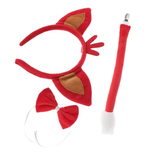 SAFIGLE 1 Satz Fuchs Stirnband Karikatur und Ohren Dekoration Kostüm Plüsch fuchs haarreif Fuchs Haarband Fuchs Ohren Kopfschmuck Tierohren-Stirnbänder für Frauen Fuchskleid Polyester rot SAFIGLE 1 Satz Fuchs Stirnband Karikatur und Ohren Dekoration Kostüm Plüsch fuchs haarreif Fuchs Haarband Fuchs Ohren Kopfschmuck Tierohren-Stirnbänder für Frauen Fuchskleid Polyester rot von SAFIGLE