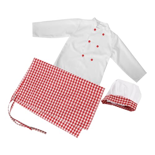SAFIGLE 1 Satz Kochuniform Für Backen Kleinkind Kinderschürze Küche Schürzen Für Küchenchef Kochen Kinderkostüme Kochmütze Für Polyester SAFIGLE 1 Satz Kochuniform Für Backen Kleinkind Kinderschürze Küche Schürzen Für Küchenchef Kochen Kinderkostüme Kochmütze Für Polyester von SAFIGLE